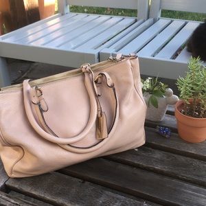 Large Pink Vittoria Napoli Italian  leather Bag